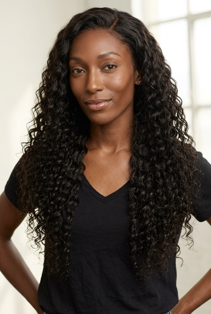 New model created using only the hair bundles as reference