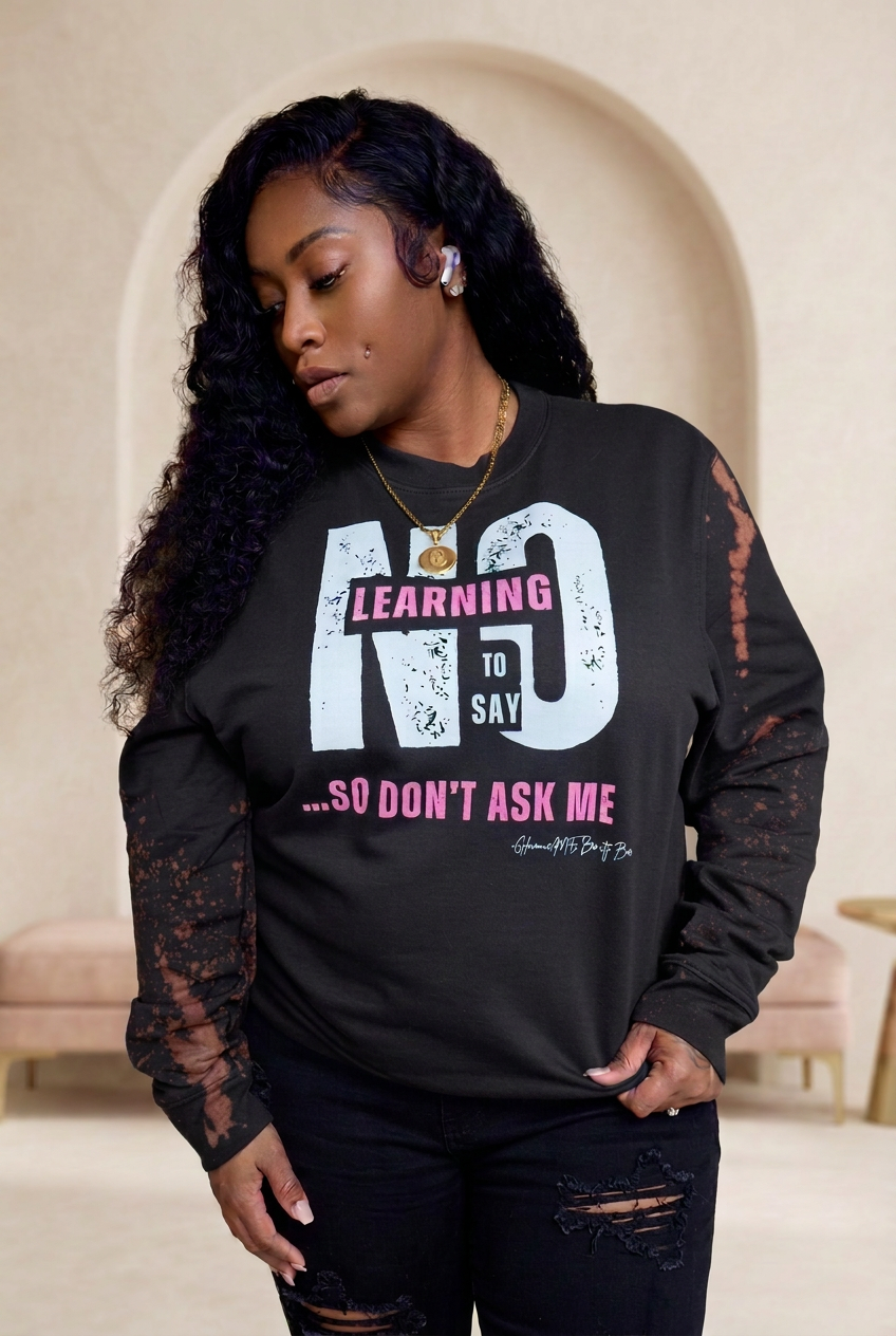 Sharper black sweatshirt relaunch photo